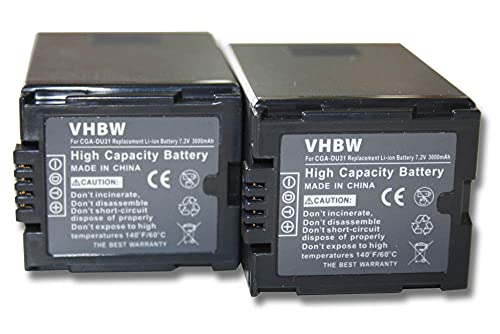 Contenuto della spedizione: 2x batteria di ricambio | Accessori di vhbw