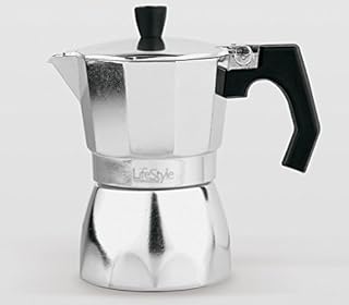 Life Style – Caffettiera, la italiana – alluminio, 3 tazas