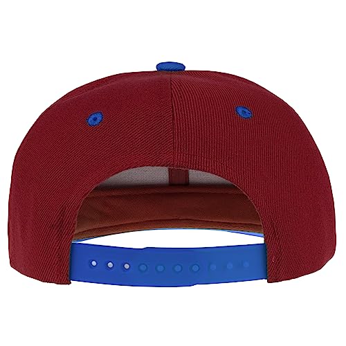 Image of Gelante Snapback Hats for Men - Flat Bill Brim Baseball Cap Hat - Plain Blank Adjustable