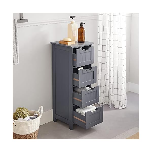 VASAGLE Bathroom Floor Storage Cabinet - Image 4