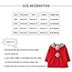 EDOTON Baby Mädchen Mäntel aus Baumwolle Frühlung Herbst Winter Jacken mit Haarballen Kaninchen Ohr Kleinkinder warm Kleidung (12-18 Monate, Rot)
