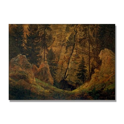 Tableau sur Toile Forest pour salon moderne et grand format déco