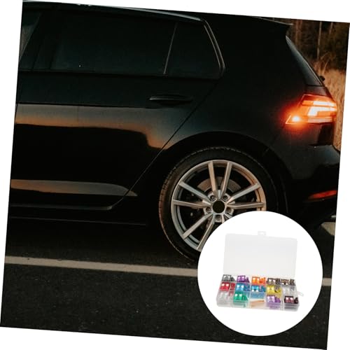 Kit de fusibles automotrices ULTECHNOVO, 150 piezas, para autos, camiones, RV y motocicletas, con caja de almacenamiento miniatura 5