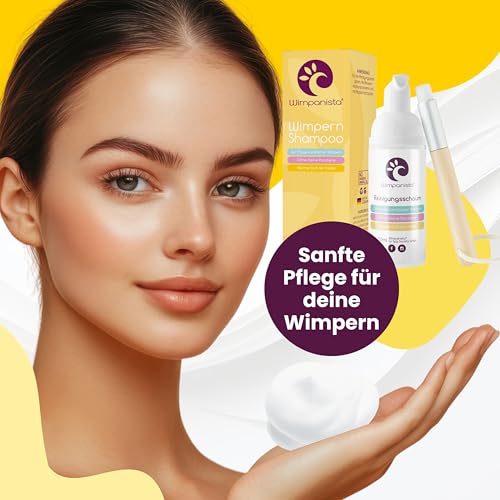 Wimpernshampoo Wimpanista für die Wimpernpflege mit Vanilleduft
