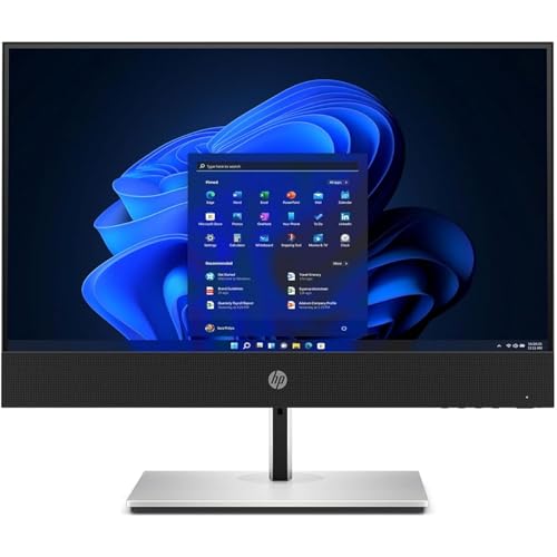 HP All in One PC Desktop Pro One 600 G6, Bildschirm 21,5 Zoll Full HD, Prozessor Core i3-10100, 8 GB RAM, 512 GB SSD, Webcam, Win 11 Pro (generalüberholt)