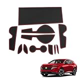 2025 Murano Door Slot Mats for 2026 Nissan Murano Accessories Anti-Slip Interior Rubber Mats Center Console Liner Compatible with 2025 2026 Nissan Murano Platinum/SV/SL(11PCS/Sets)