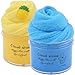 2 Pack Upgrade Pineapple Blue Stitch Fluffy Cloud Slime, Super Soft and Non-Sticky Scented DIY Sludge Toy (8oz)