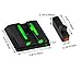 No-Tritium Fiber Optic Sights for Taurus G2C, PT111, G3, G2, 709, G2S, PT140, 740, Taurus G2C Accessories Sights Set (Front Red&Rear Green Dot)