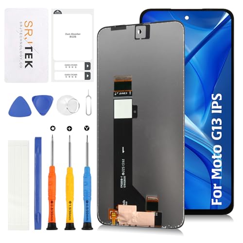 SRJTEK For Moto G13 6.5C` SIMt? tpl ʌCp^b`plZbg LCDfBXvC^b`XN[ fW^CU[ Cp[c Ht