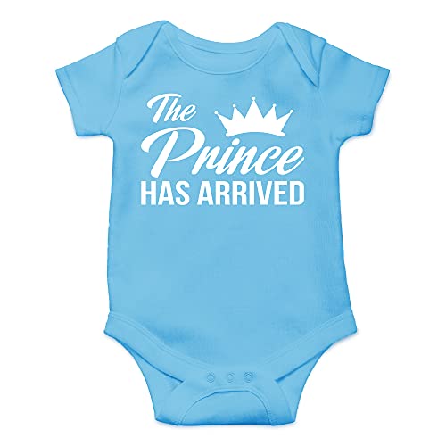CBTwear The Prince Has Arrived - Baby Clothes - Funny Newborn Bodysuit Outfits for Boys