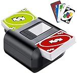 Automatic Card Shuffler Machine for 1-2 Decks - Electric Poker Card Shuffler with One-Press AUTO & Manual Mode | Rechargeable 2000mAh Battery, USB-C Charging | Low Noise for Blackjack, UNO, Skip-Bo
