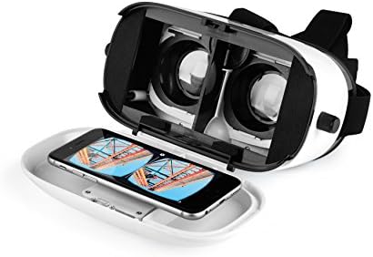 Intempo EE1553STK Engage VR 3D Virtual Reality Glasses Headset for Movies, Games, Apps - White