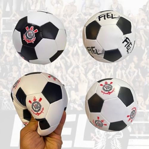 Kit 3 Mini Bola de Futebol Corinthians Oficial Infantil Bebê Kit: Memento