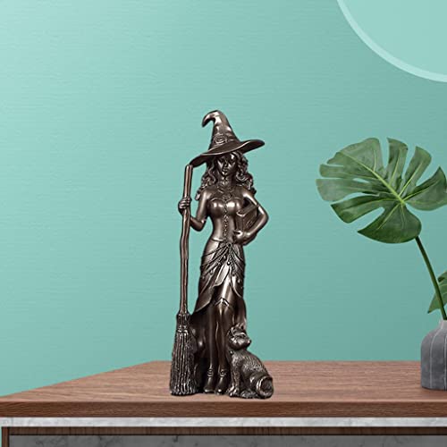 Statue de sorcière pentacle 3D perfk figurine sorcellerie art déco retro - 8