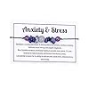 Chakra Crystal Tiger Eye Bead Bracelet with Wish Card for Women Adjustable Spiritual Stone Braide String Bracelet Yoga Meditation Jewelry Gift