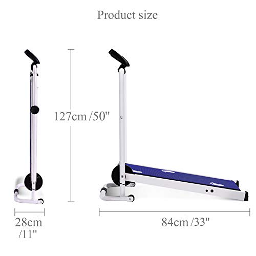 Caminadora Mecánica Plegable Capacidad 220 lb Pantalla LCD miniatura 6