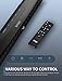Sound Bar, Sound Bar for TV, Soundbar with Built-in Subwoofer, Wired & Wireless Bluetooth 5.0 Speaker for TV, HDMI/Optical/Aux/USB Input, Wall Mountable, Surround Sound System for TV & Home Theater