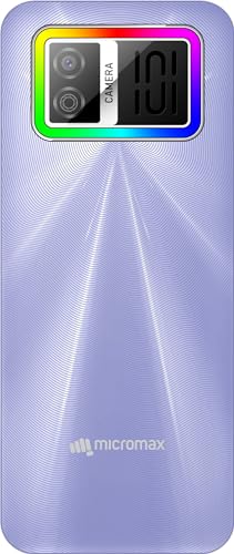 Image of Micromax All-New S213 Dual Sim Keypad Phone with Dedicated Notification Ring | Big 2.4 inch Display | Powerful 2500mah Battery | Wireless FM | Auto Call Recording | Purple |