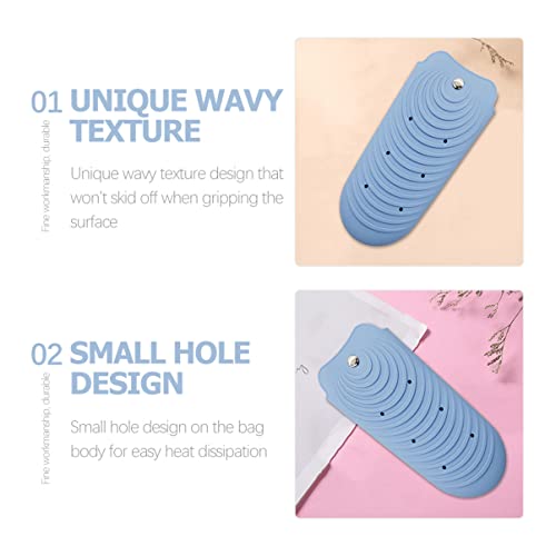 Funda aislante para plancha de pelo WOONEKY, funda resistente al calor de silicona para rizadores y planchas, ideal para viaje y almacenamiento miniatura 2