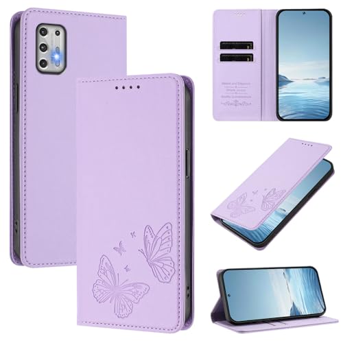 �X�}�z�P�[�X �Ή��@�� for Motorola Moto G Stylus 2021 4G�yRFID�u���b�N�z�y�J�[�h�z���_�[�t�����z �}�O�l�b�g�J�� �X�^���h�@�\�t���zRed