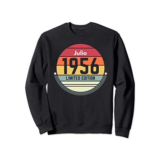 65 Años Cumpleaños Regalo Nacido En Julio 1956 Mujer Sudadera