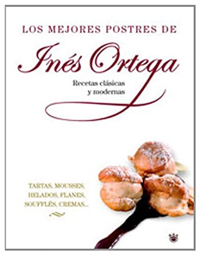 Portada de Los mejores postres de ines ortega