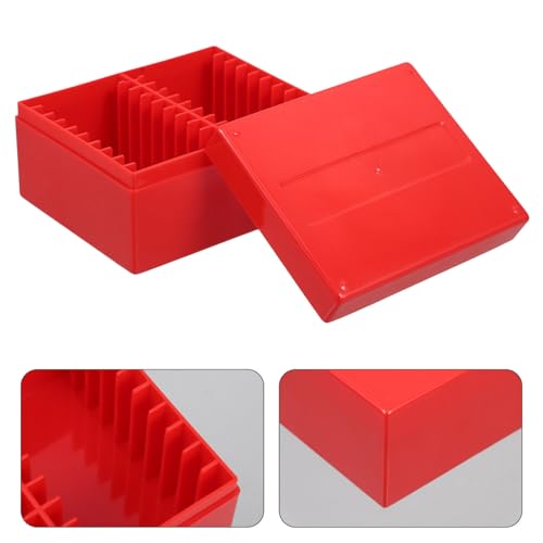 Caja plástica roja para monedas Abaodam miniatura 7