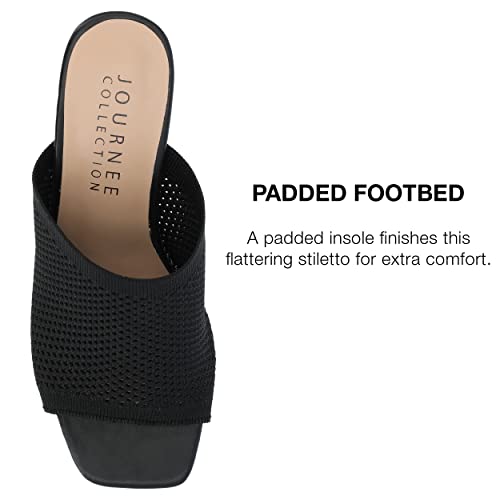 Journee Collection Tan Slip-On Heels4