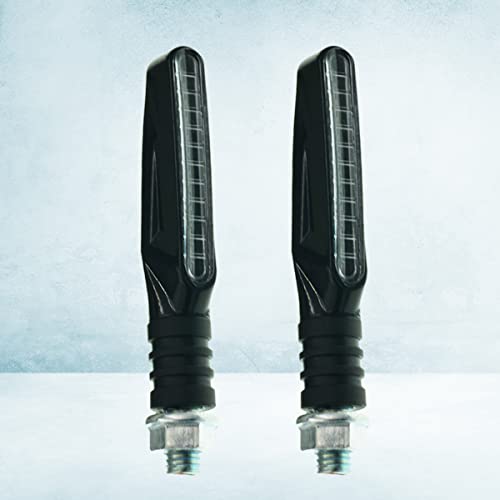 Wakauto 2 Peças LED Sinal De Mudança De Direção Luz De Neblina Sinal De Motocicleta Luz De Freio Gir