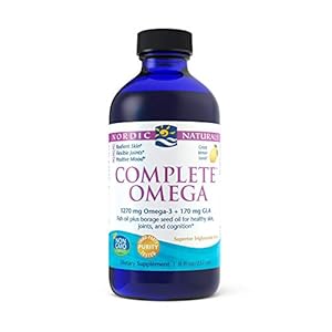 Nordic Naturals Complete Omega, Lemon Flavor – 8 oz – 1270 mg Omega-3 – EPA & DHA with Added GLA – Healthy Skin & Joints…