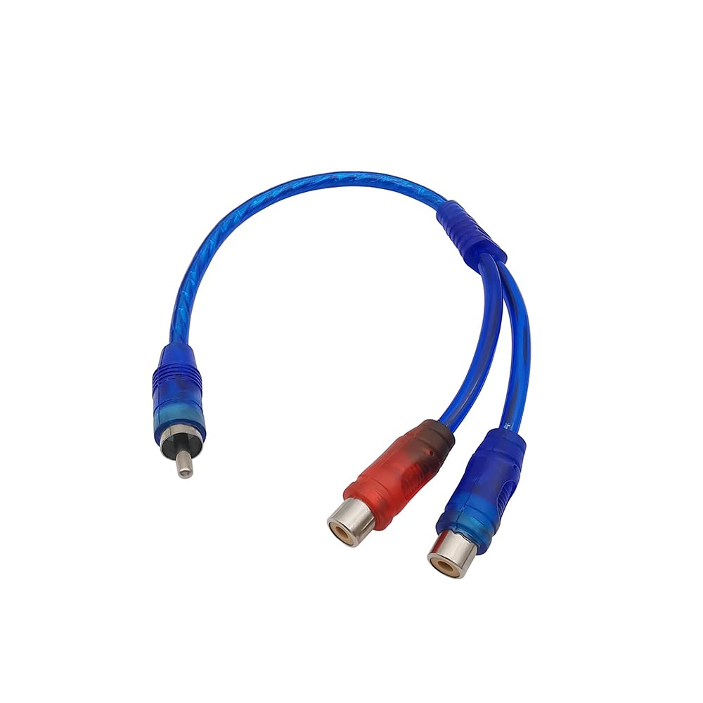 Câble adaptateur répartiteur RCA pour convertisseur audio et amplificateur auto - 5 répartiteurs