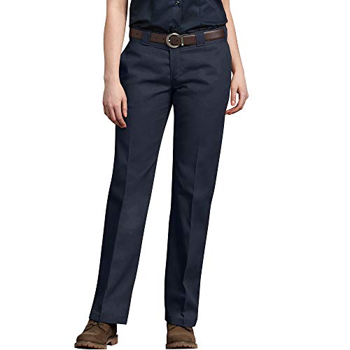Dickies Women's Original 774 Work Pants – Low Rise Slim Fit Stretch Business Casual & Utility Pants