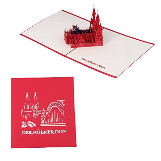 vivitoch3D pop up papper gratulationskort kyrka alla hjärtans årsdag inbjudningar handgjorda