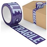 Cinta de embalaje frágil, 1.9 pulgadas x 110 yardas (330 pies)