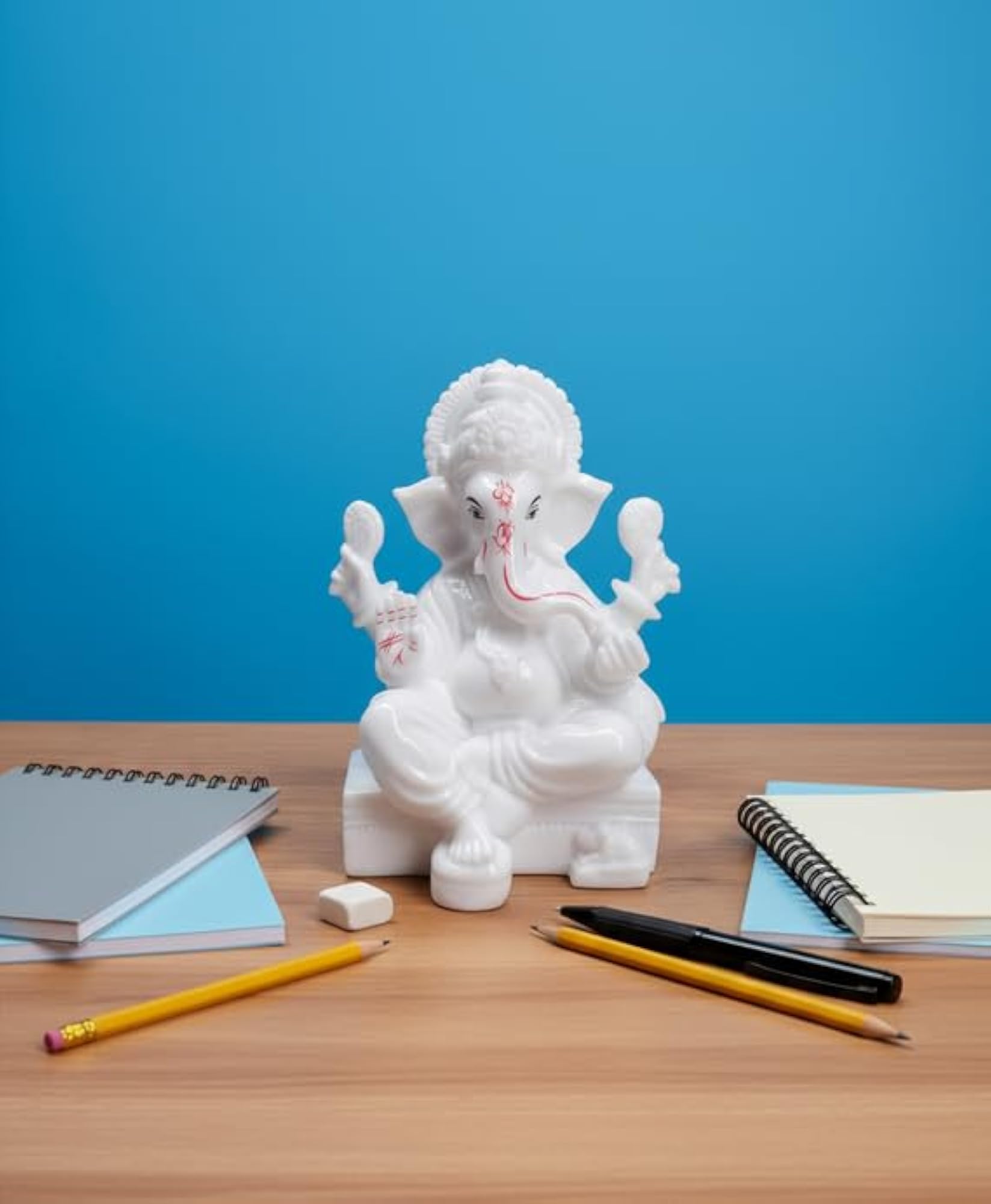 Marble Dust Ganesh Idol, Vinayaka Statue for Home Decor