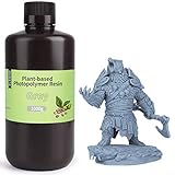 ELEGOO Plant-Based 3D Printer Resin with Low Odor and High Precision, 405nm UV Rapid Resin, and...