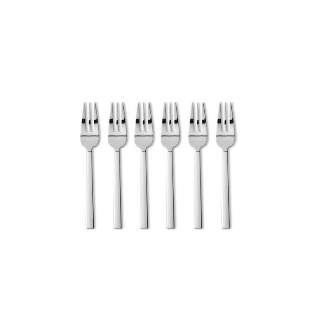 Sambonet Neutra W0724 - Set 6 forchette da torta, in acciaio INOX 18/10-52569A55 [SP] UVP: 30,90"