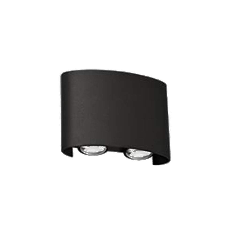 Lámpara de pared moderna impermeable IP65 blanca fría 6000K con iluminación arriba y abajo 4W