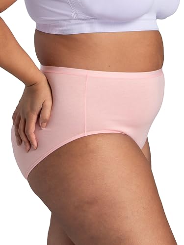 Fruit of the Loom Women's Plus Size Underwear Briefs, Designed to Fit Your Curves3