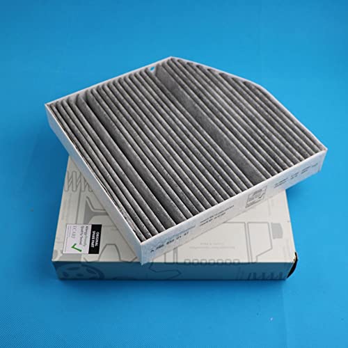 hewen Filtres à air Filtre à air de Cabine de Carbone pour Benz X253 GLC220D GLC260 W205 C160 C200 C220 C250 C300 C350E C400 C450 C63AMG A2058350147 okuya Cover