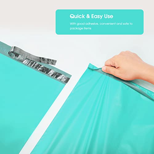 Image of Metronic 1000PC Poly Mailers 14.5x19, Large Shipping Bags for Small Business, Waterproof Mailers Poly Bags, Strong Adhesive Shipping Envelopes for Clothing, Efficient Mailing Envelopes in Teal