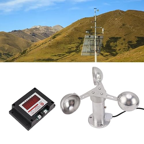 Professionele Torenkraan Anemometer, Windsnelheidsmeter met Waarschuwingssysteem, Weerstation voor Hoogbouwkranen