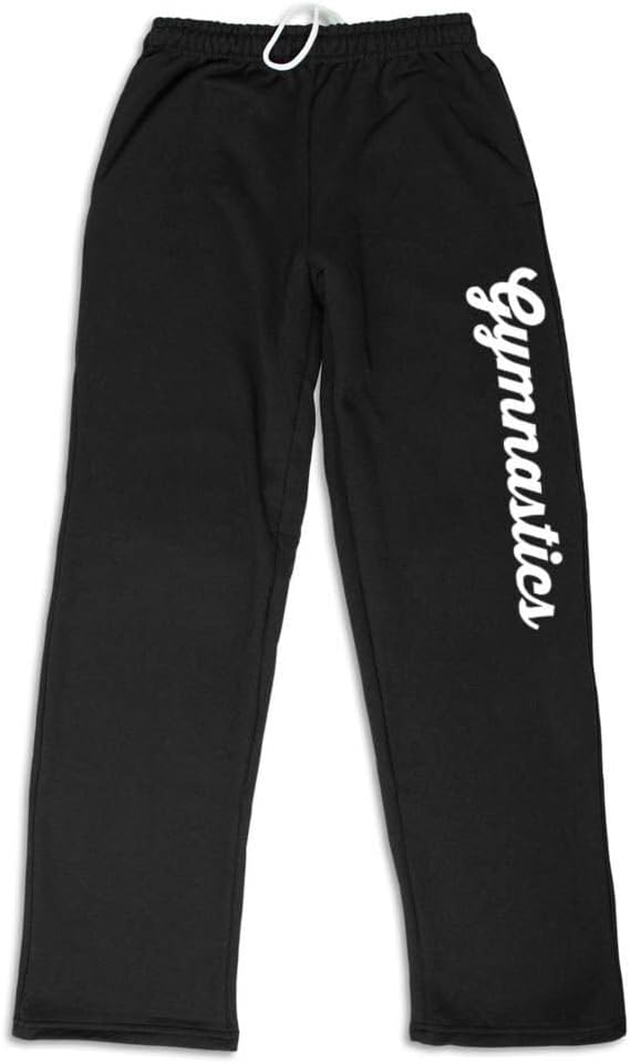 Gymnastics Script Sweatpants | Gymnastics Apparel by ChalkTalk Sports | Multiple Colors | Youth and Adult Sizes