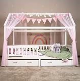 ✅ BETTHIMMEL: 2 Stück Betthimmel inklusive Satinbänder zum befestigen verwandeln jedes Hausbett in ein Himmelbett und macht jedes Kinderzimmer zu einer kuscheligen Wohlfühloase