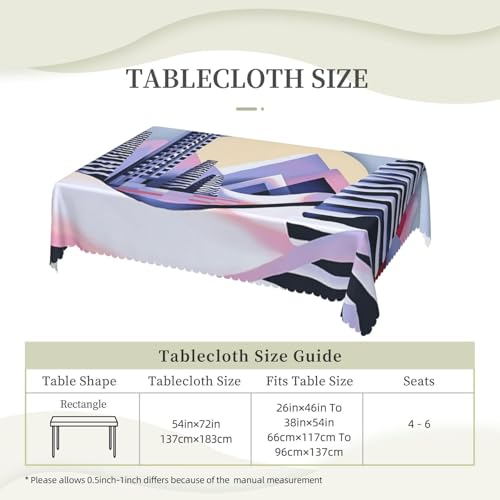 Nappe de ski psychédélique en tissu pour repas de chalet convivial - 7