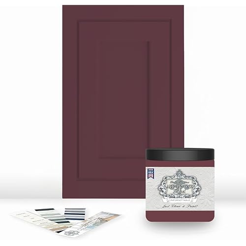 Heirloom Traditions ALL-IN-ONE Paint, Unforgettable, 8oz Sample - Durable cabinet and furniture paint. Built in primer and top coat, no sanding needed. Includes our 30 featured color card.