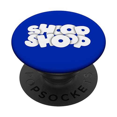 Funny Shoop Shoop Party PopSockets Swappable PopGrip, Black