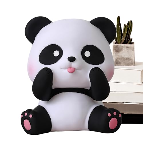 Yuemeuy Hucha para Niños | Tema Panda para Niños Y Adultos,Figura Cartoon con Abertura Amplia | para Dormitorio Sala Estudio O Estantería