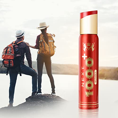 Image of NEXT 1000+ RUMBA AND SALSA Combo of 2 NO GAS Deodorants 150ml Each | Pack of 2 Deo | Strong & Long Lasting Deo for Men and Women | Fresh & Authentic Fragrance