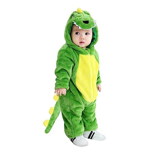 TONWHAR Infant And Toddler Halloween Cosplay Costume Kids' Animal Outfit Snowsuit(2.5-3.5 Years/Height 38